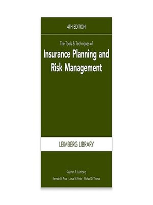 cover image of Tools & Techniques of Insurance Planning and Risk Management